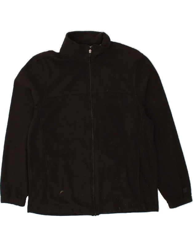 Men's Coats for Rainy WeatherSTARTER Mens Fleece Jacket Size 42/44 Large Black Polyester