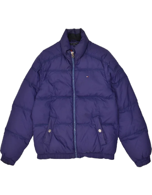 Men's Coats with LiningTOMMY HILFIGER Mens Padded Jacket UK 36 Small Purple
