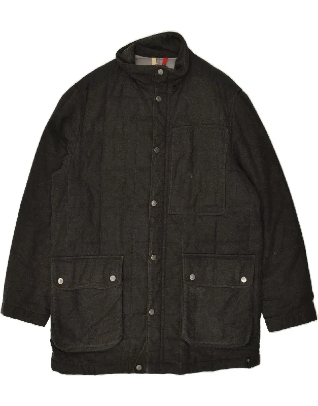 Men's Coats for LayeringTRUSSARDI Mens Utility Jacket IT 50 Large Black