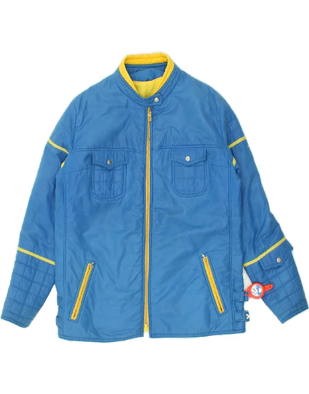 Lightweight Men's WindbreakersVALMELINE Mens Padded Jacket UK 40 Large Blue Polyamide