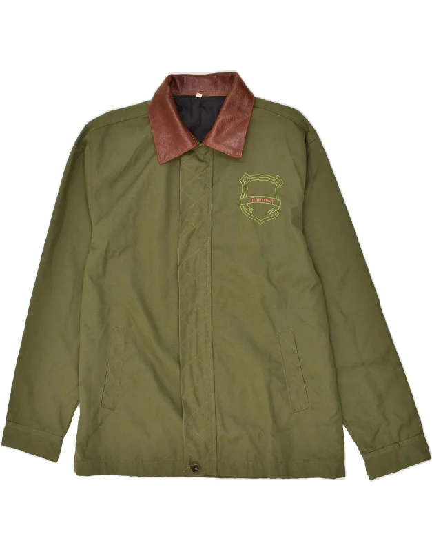 Men's Coats with Synthetic InsulationVINTAGE Mens Bomber Jacket UK 40 Large Khaki