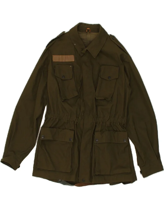 Men's Coats for Every BudgetVINTAGE Mens Military Jacket Small Khaki