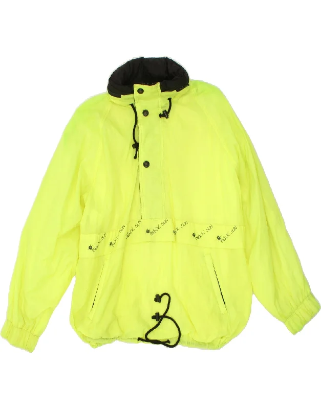 Practical Men's RaincoatsVINTAGE Mens Pullover Hooded Rain Jacket EU 50 Large Green Nylon