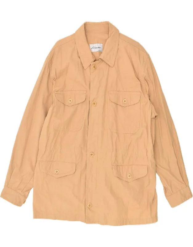 Classic Men's Trench CoatsVINTAGE Mens Utility Jacket UK 42 XL Beige