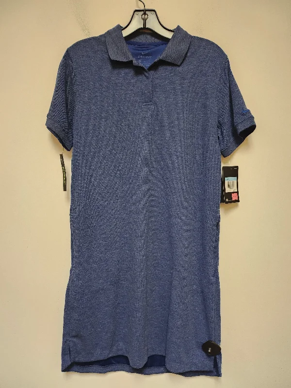 women's cinched-waist dressesAthletic Dress By Nike Apparel In Blue, Size: M