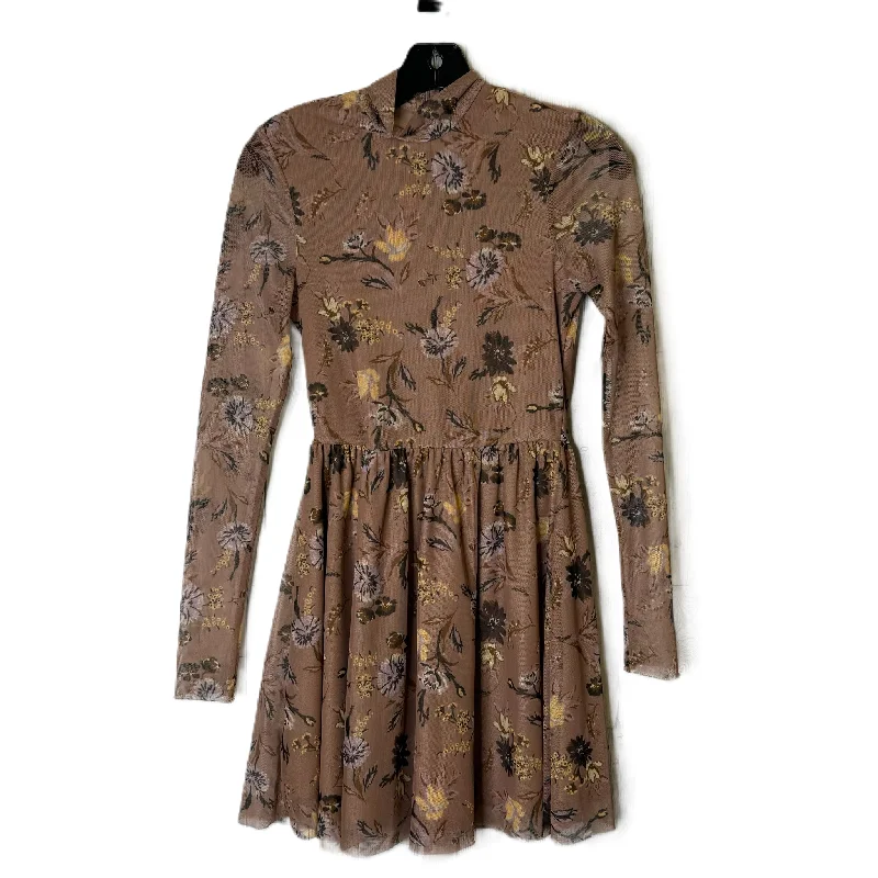 Wedding DressDress Casual Short By Altard State In Brown, Size: Xs