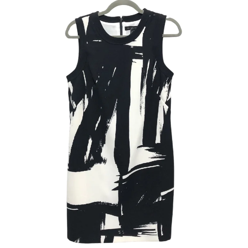 women's A-line dressesDress Casual Short By Banana Republic In Black & White, Size: 10