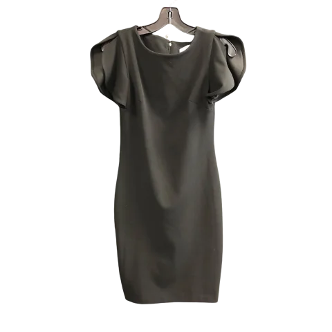 Cheetah Print DressDress Casual Short By Calvin Klein In Black, Size: 2