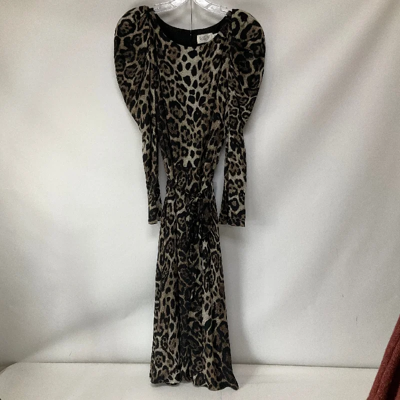 women's chiffon dressesDress Casual Short By Eliza J In Animal Print, Size: 14