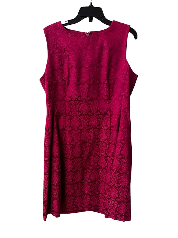 Peplum Hem DressDress Casual Short By Eva Mendes In Floral Print, Size: 16