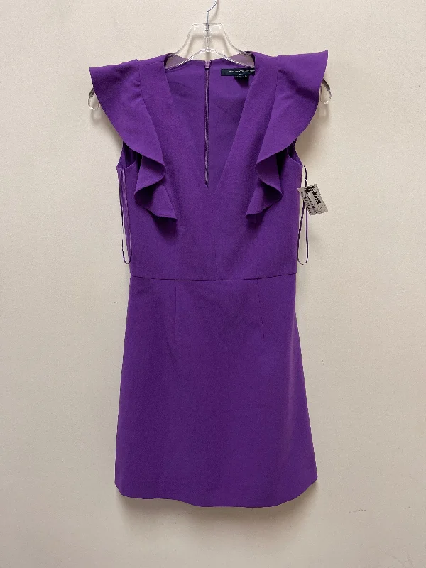 Embellished DressDress Casual Short By French Connection In Purple, Size: Xs