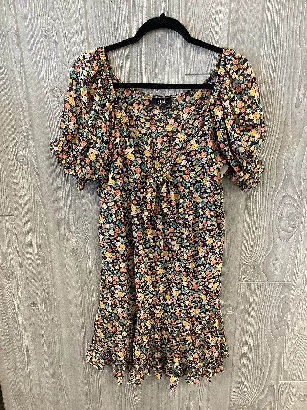 women's off-the-shoulder dressesDress Casual Short By Gigio In Floral Print, Size: L