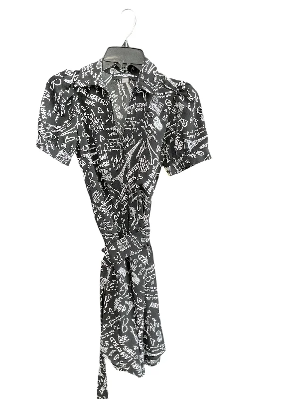 Glamour DressDress Casual Short By Karl Lagerfeld In Black, Size: 2
