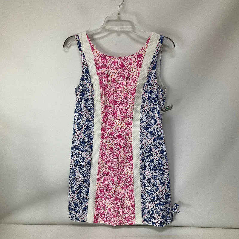 women's satin dressesDress Casual Short By Lilly Pulitzer In Multi-colored, Size: 6