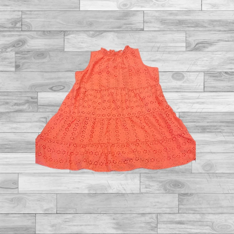 women's chiffon dressesDress Casual Short By Loft In Orange, Size: Mp