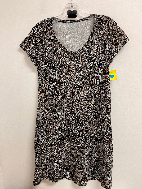 women's vacation dressesDress Casual Short By Soft Surroundings In Black & Cream, Size: Mp