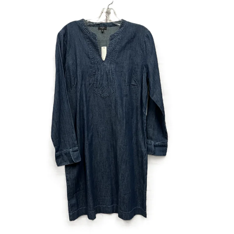 Animal Print DressDress Casual Short By Talbots In Blue, Size: 14p