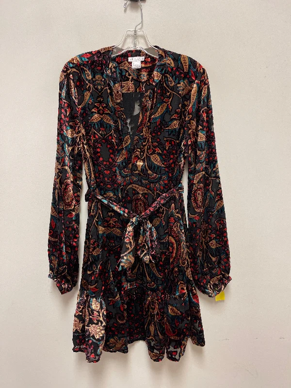 women's empire waist dressesDress Casual Short By Venus In Black & Gold, Size: M