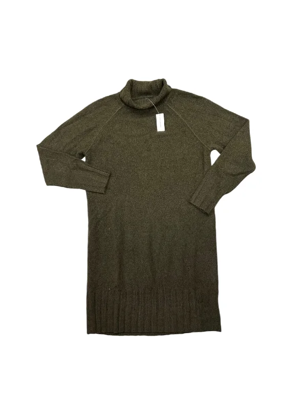 Off-The-Shoulder DressDress Sweater By Banana Republic In Green, Size: M