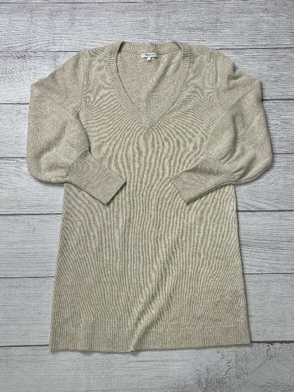 Tiered DressDress Sweater By Madewell In Cream, Size: M
