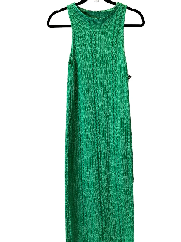 Tall Women DressDress Sweater By Zara In Green, Size: M