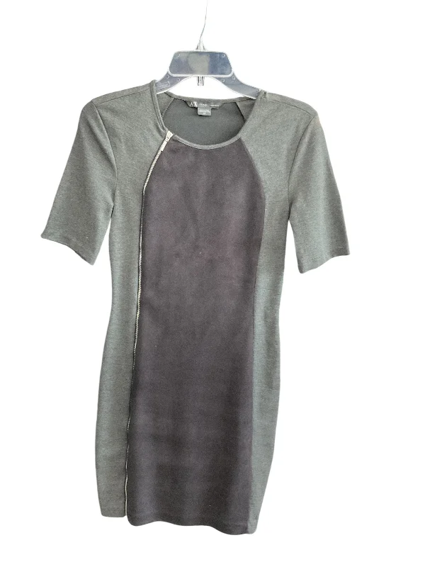 Fit-And-Flare DressDress Work By Armani Exchange In Grey, Size: S