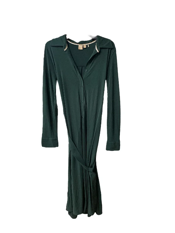 Casual DressDress Work By Hugo Boss In Green, Size: M