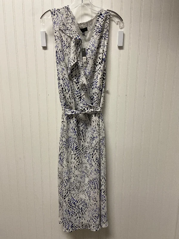 women's casual Friday dressesDress Work By Limited In Blue & White, Size: 24