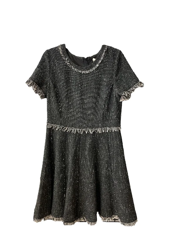 Peter Pan Collar DressDress Work By Rebecca Taylor In Black & Cream, Size: 12