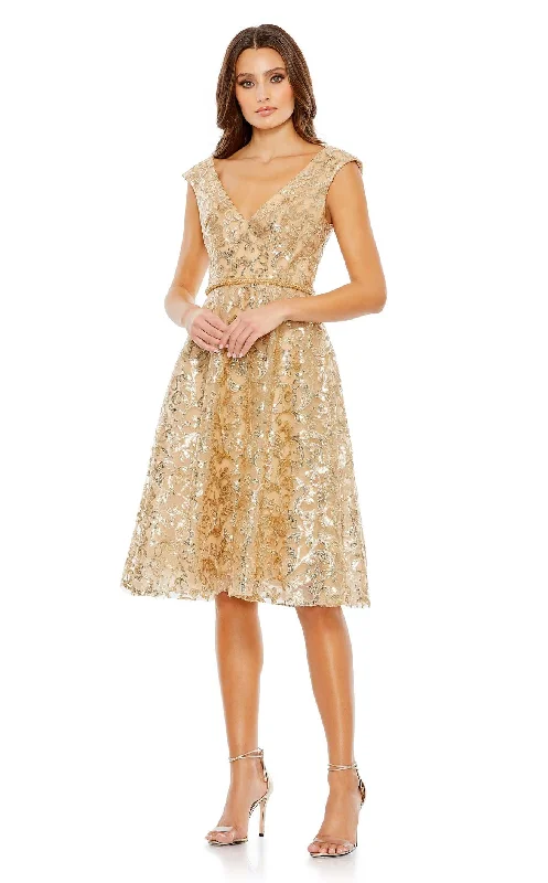 Peter Pan Collar DressMac Duggal 68012CL Dress