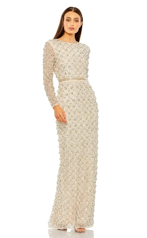 women's metallic dressesMac Duggal 93827 Dress