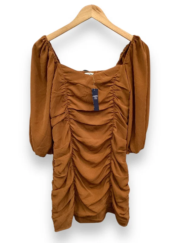 Sequined DressNWT Dress Casual Short By Abercrombie And Fitch In Tan, Size: M