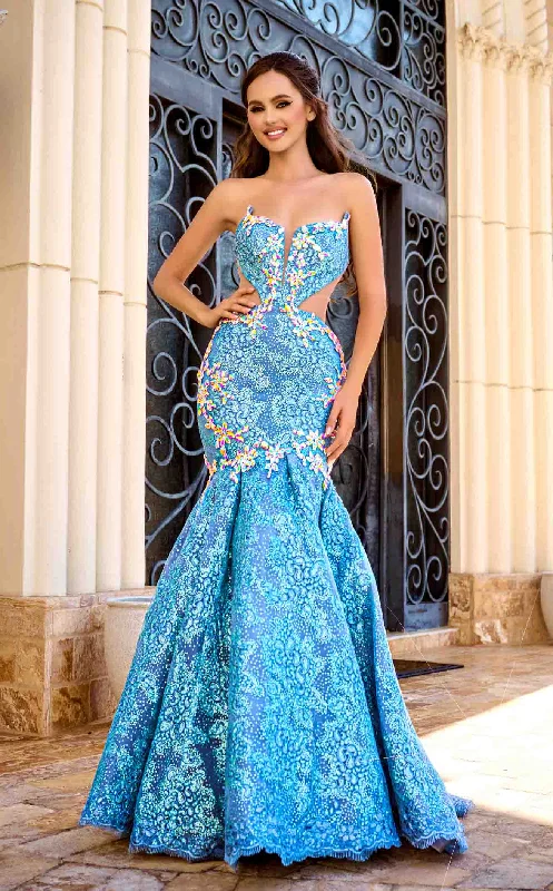 Satin DressPortia and Scarlett PS24089 Dress