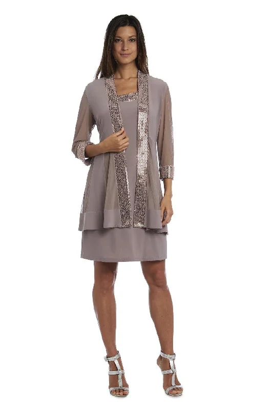Off-The-Shoulder DressR&M Richards 5327 Short Dress Jacket Set Sale