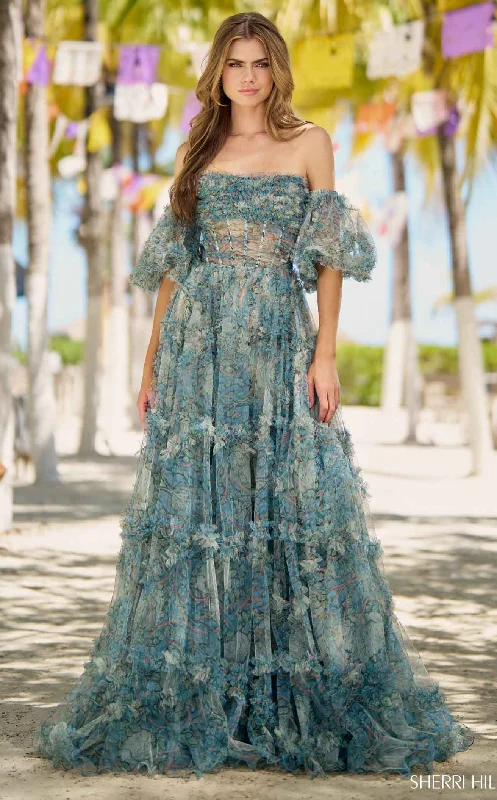 Denim DressSherri Hill 56008 Dress