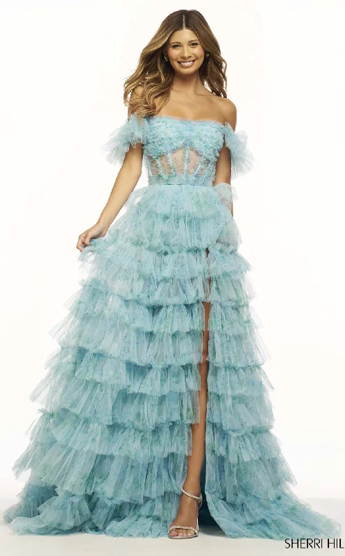 Fit-And-Flare DressSherri Hill 56074 Dress
